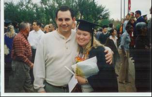 Kevin & Pam at her college graduation